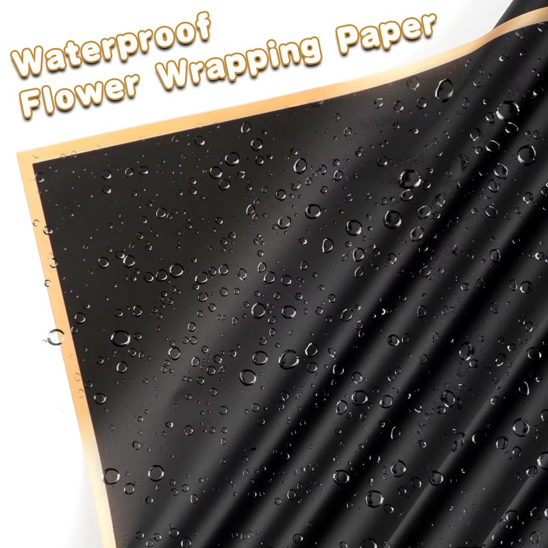20 Sheets Black Flower Wrappin - огляд і ціна Florist Flower Supply
