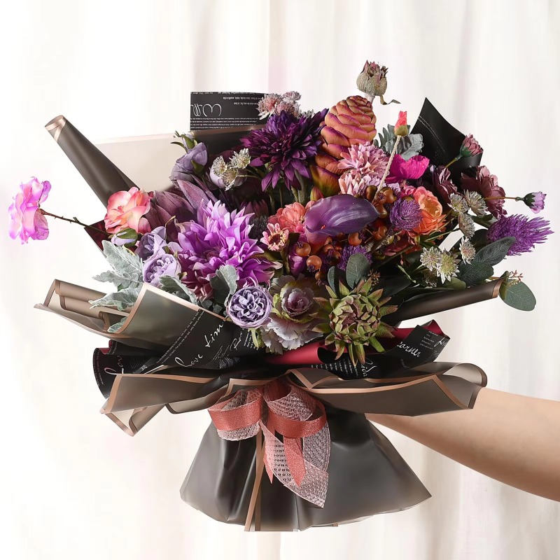 20 Sheets Black Flower Wrappin - огляд і ціна Florist Flower Supply