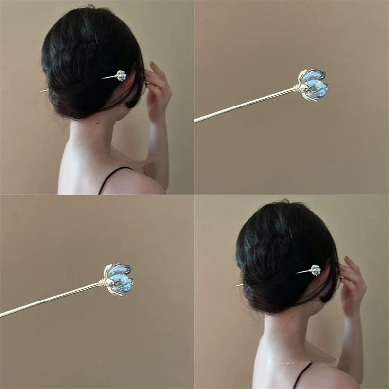 Blue Flower Hairpin, Daily Hai - огляд і ціна Supply Florist